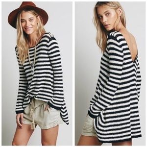 Free People Striped Sweater Dress